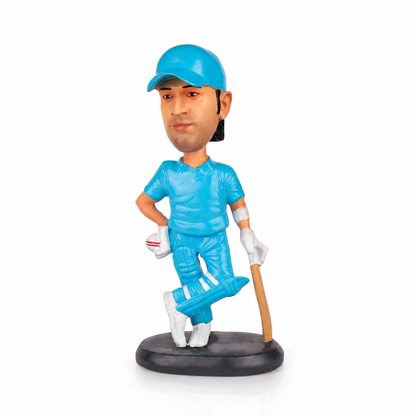 MS Dhoni Cap Bobblehead cricket collectible