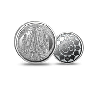Old Satyanarayana Silver Coin with traditional Lord Satyanarayana design