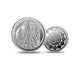 Old Satyanarayana Silver Coin with traditional Lord Satyanarayana design