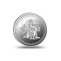 Close view of Panchmukhi Silver Coin with fine craftsmanship