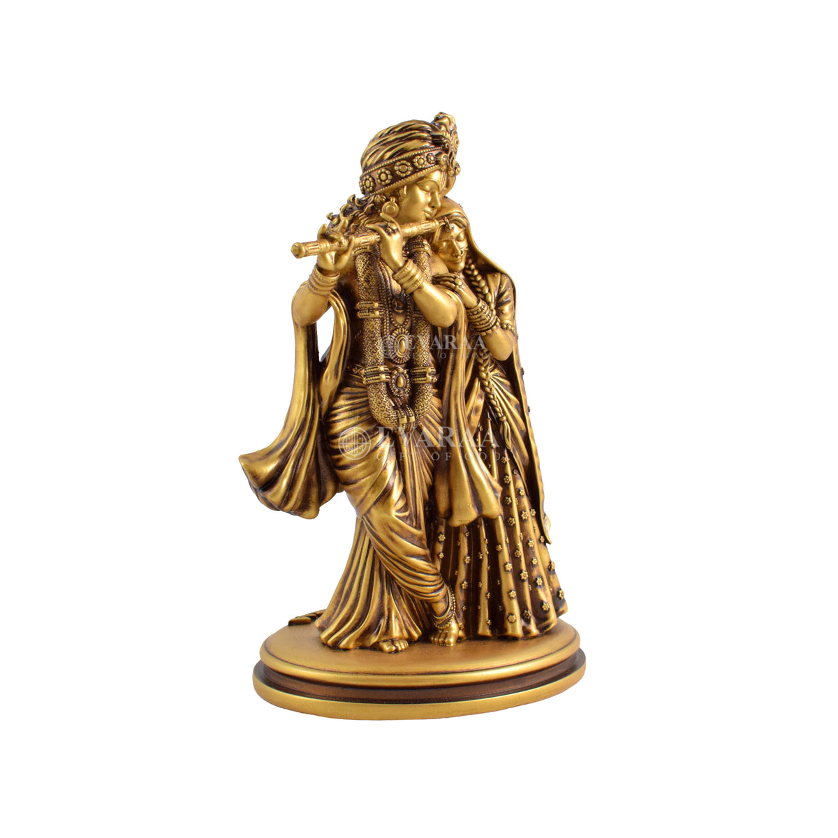 Side view of Radha Krishna Murti with premium finishing