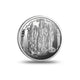 Close view of Ram Darbar Silver Coin showing fine craftsmanship