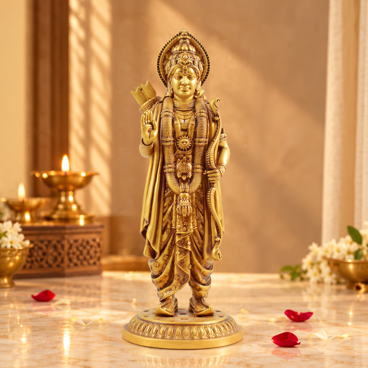 Ram Ji Idol with traditional design and premium finish