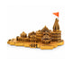 Close-up view of Ram Mandir idol with intricate detailing