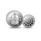 Santoshi Mata Silver Coin 999 purity with Goddess Santoshi Mata design