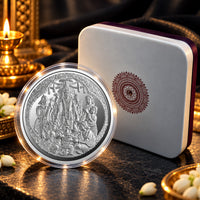 Old Satyanarayana Silver Coin with premium gift packaging