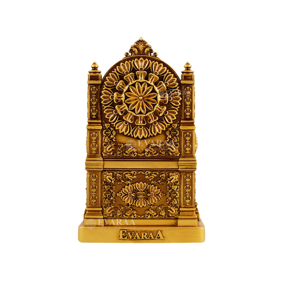 Back view of Chhatrapati Shivaji Maharaj Idol showing complete structure