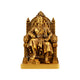 Front view of Chhatrapati Shivaji Maharaj statue showing detailed craftsmanship