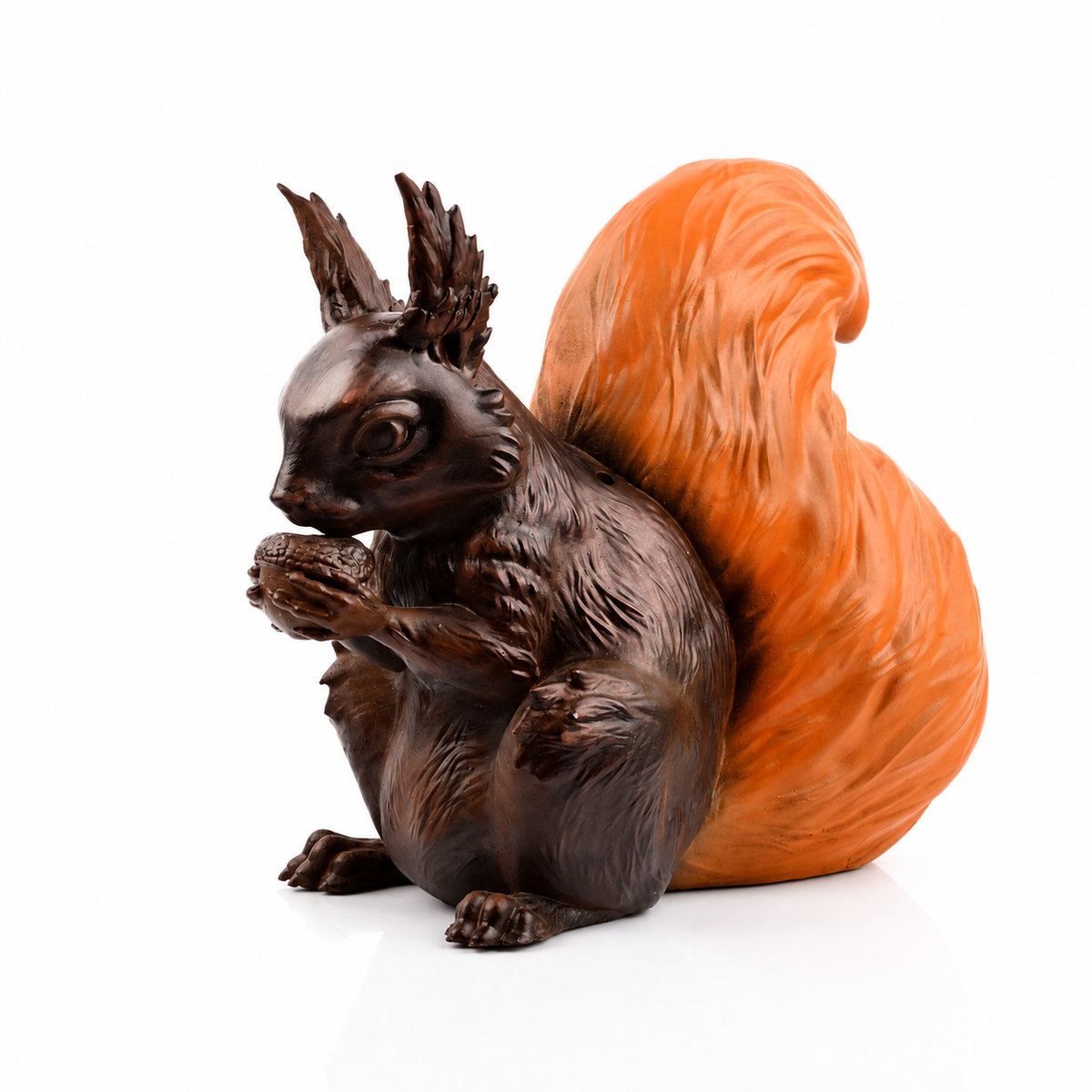 Side view of Squirrel Figurine Decorative Statue